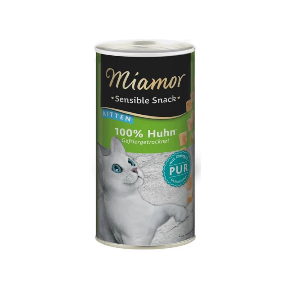 MIAMOR Snack Sensible Kitten Kurczak 30g – Lekkostrawna Przekąska dla Kociąt