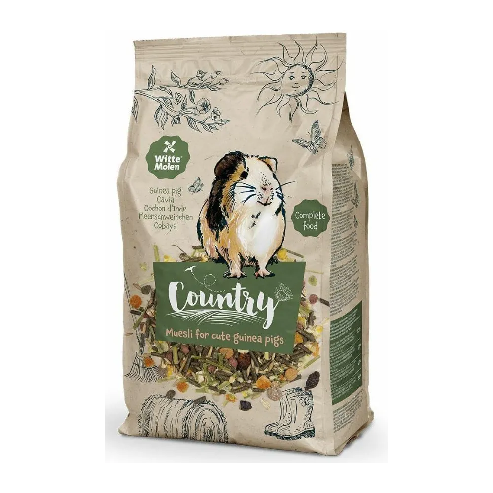 WITTE MOLEN Country 850g dla Świnek Morskich – Naturalny i Zbilansowany Pokarm