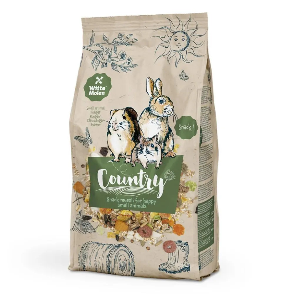 WITTE MOLEN Country 800g Snack Muesli – Zdrowy i Smakowity Przysmak dla Gryzoni