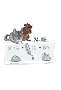 WITTE MOLEN PUUR 500g Chinchilla & Degu – Zbilansowany i Zdrowy Pokarm dla Szynszyli i Koszatniczek