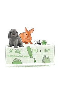 WITTE MOLEN PUUR 600g Rabbit Junior – Zbilansowany Pokarm dla Młodych Królików