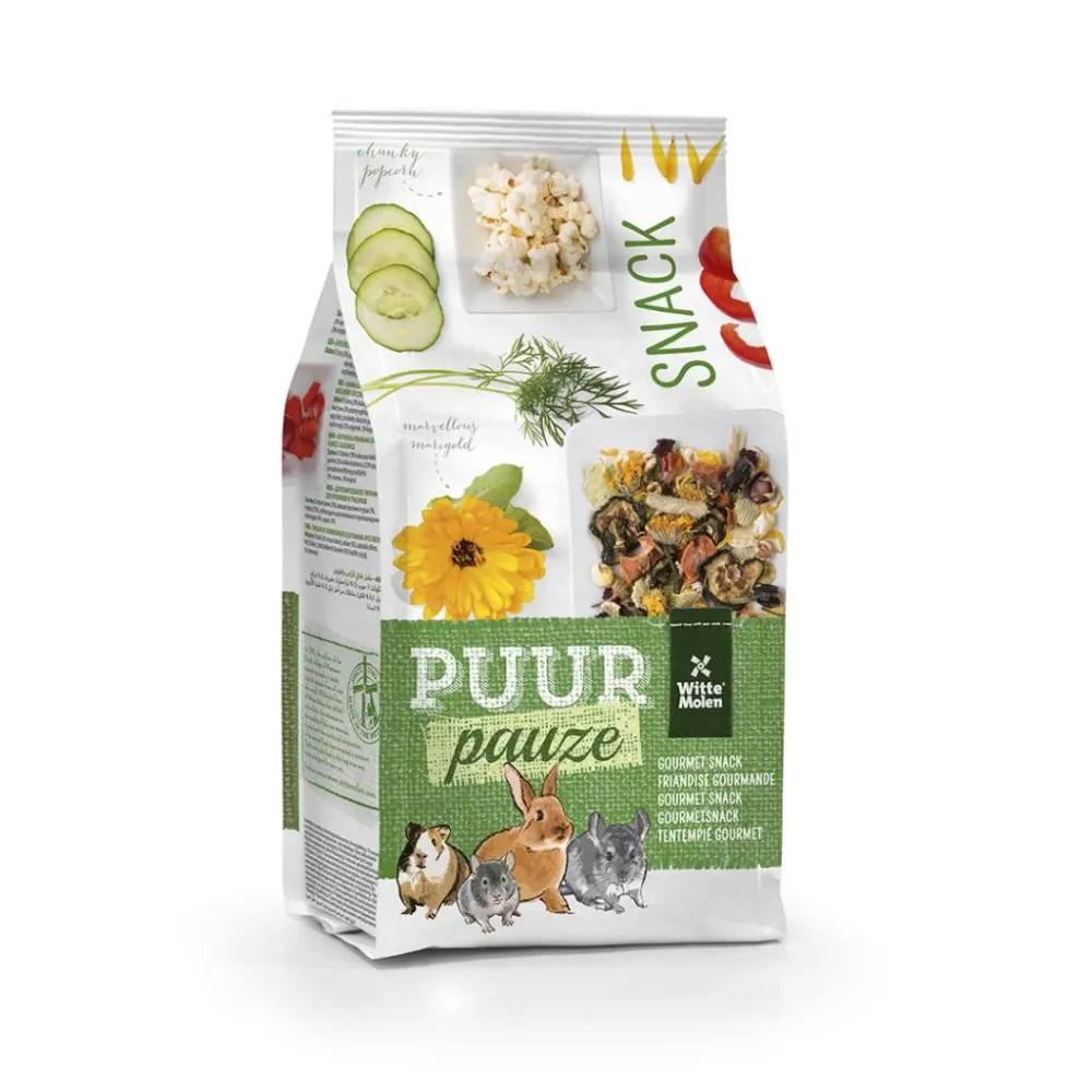 WITTE MOLEN PUUR 2,5kg Pauze Snack Muesli – Smakowity i Zbilansowany Przysmak dla Gryzoni