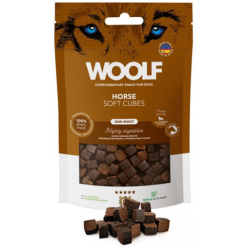 WOOLF Soft Przysmak dla Psów 100g Monoprotein Cubes Horse – Zdrowe Kostki z Koniny
