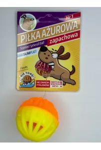 SUM-PLAST Zabawka Piłka Ażurowa 1 – Interaktywna i Wytrzymała Zabawka dla Psów