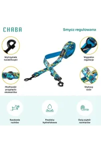 CHABA Smycz regulowana Story III S 16mm/260cm Carnival