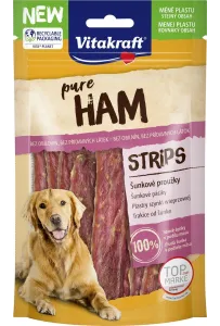 Vitakraft Pies 80g Pure Ham – Naturalne Paski Mięsne z Szynki dla Psów