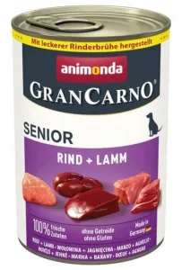 Animonda GranCarno Original Senior Rind Lamm Wołowina + Jagnięcina puszka 400g