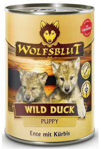 Wolfsblut Dog Wild Duck Puppy kaczka i bataty puszka 395g