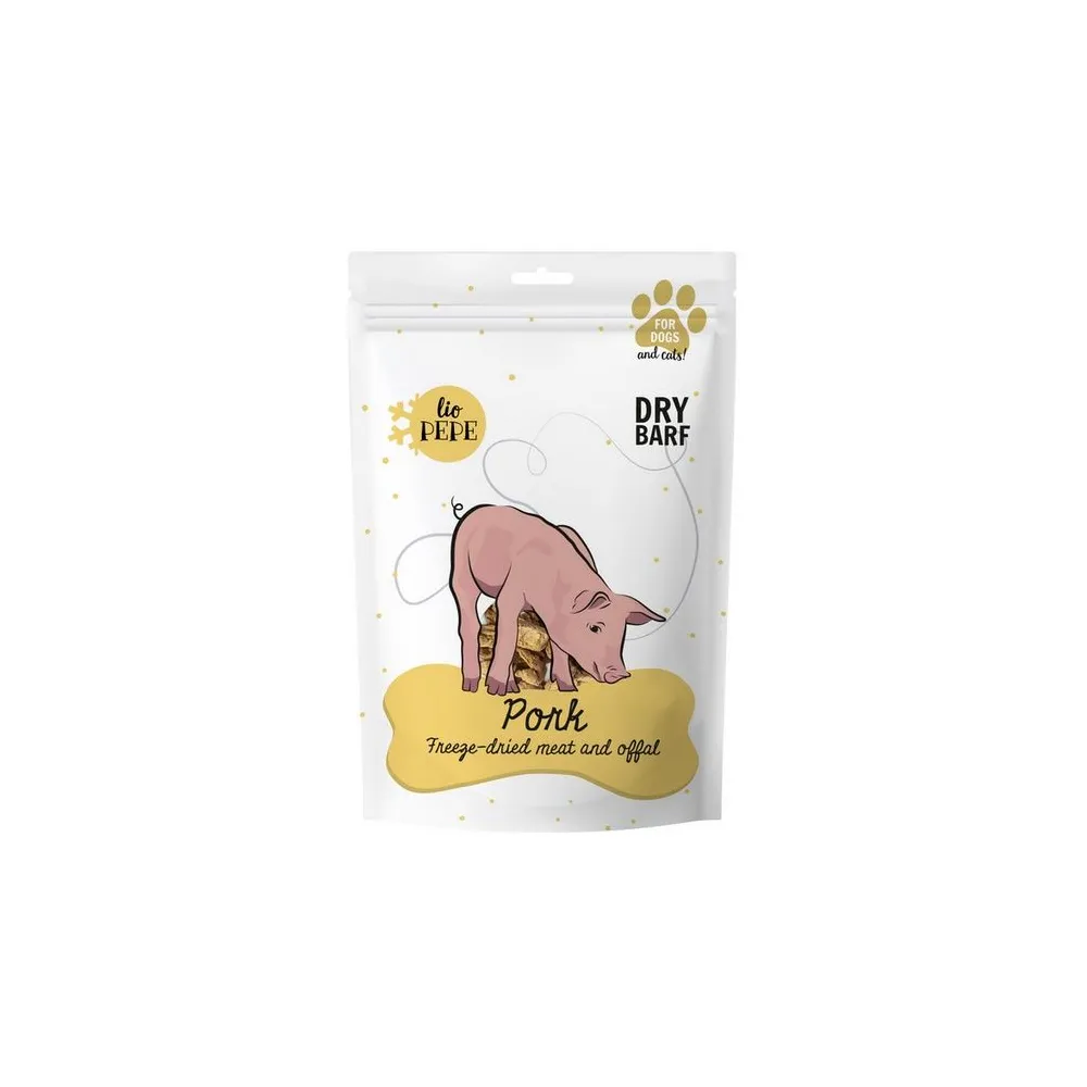 Paka Zwierzaka Lio PEPE Przysmak Pork (Polędwiczka wieprzowa) 60g