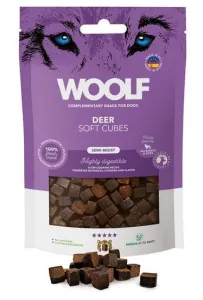 Woolf Soft Cubes Monoprotein Deer 100g