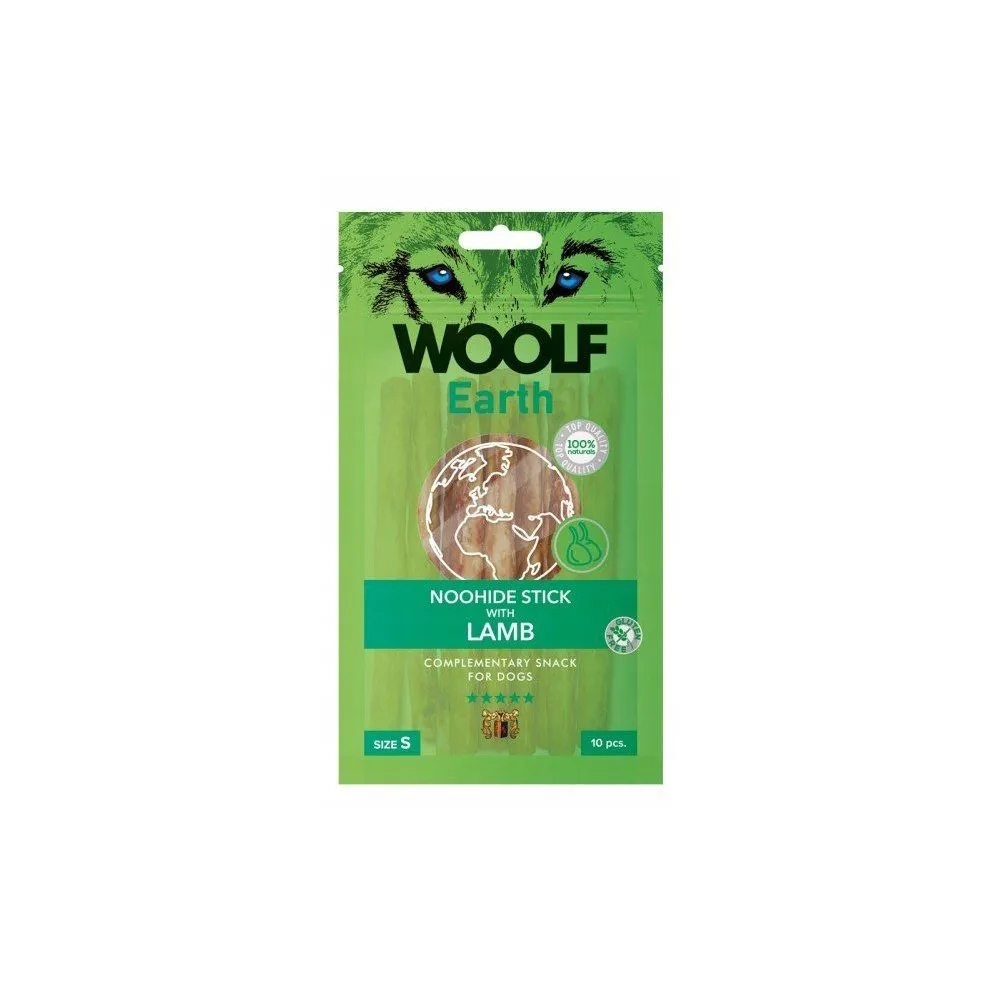 Woolf Earth Noohide S Stick With Lamb     90G