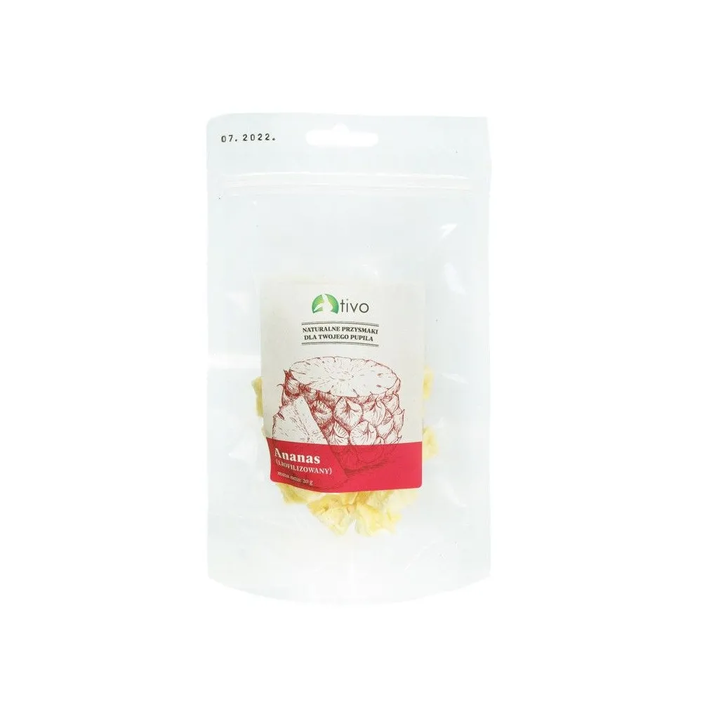 Tivo Owoce Liofilizowane  Ananas 20G         /40