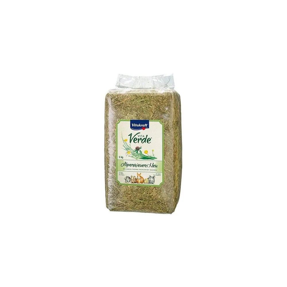 VitaVerde Siano Alpejskie – Naturalne i Aromatyczne Siano dla Gryzoni 1kg
