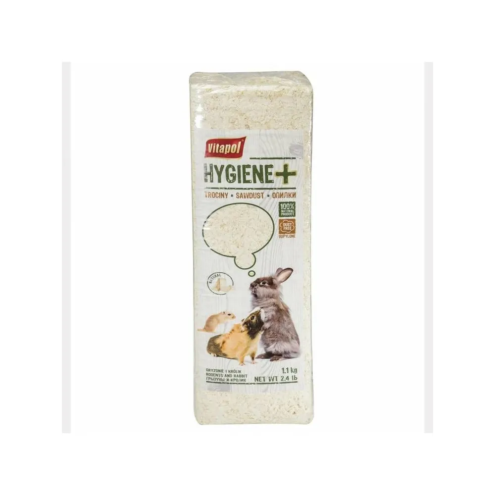 Naturalne Trociny dla Gryzoni i Królików – Chłonne i Bezpyłowe 1,1 kg