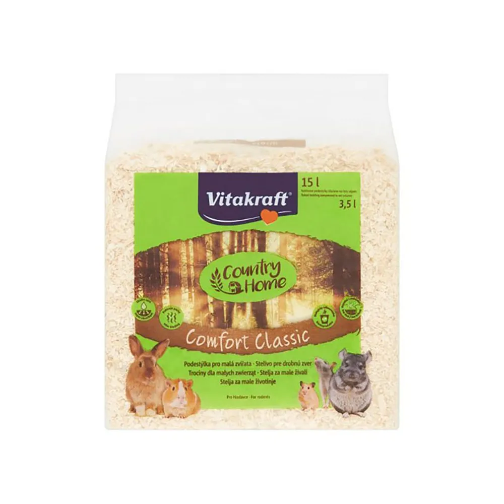 Vitakraft Comfort Classic – Naturalne Trociny dla Gryzoni 15L
