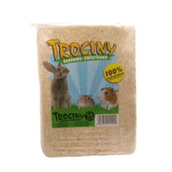 Trociny Sosnowo-Świerkowe – Naturalna Ściółka dla Zwierząt 56L / 3,7kg