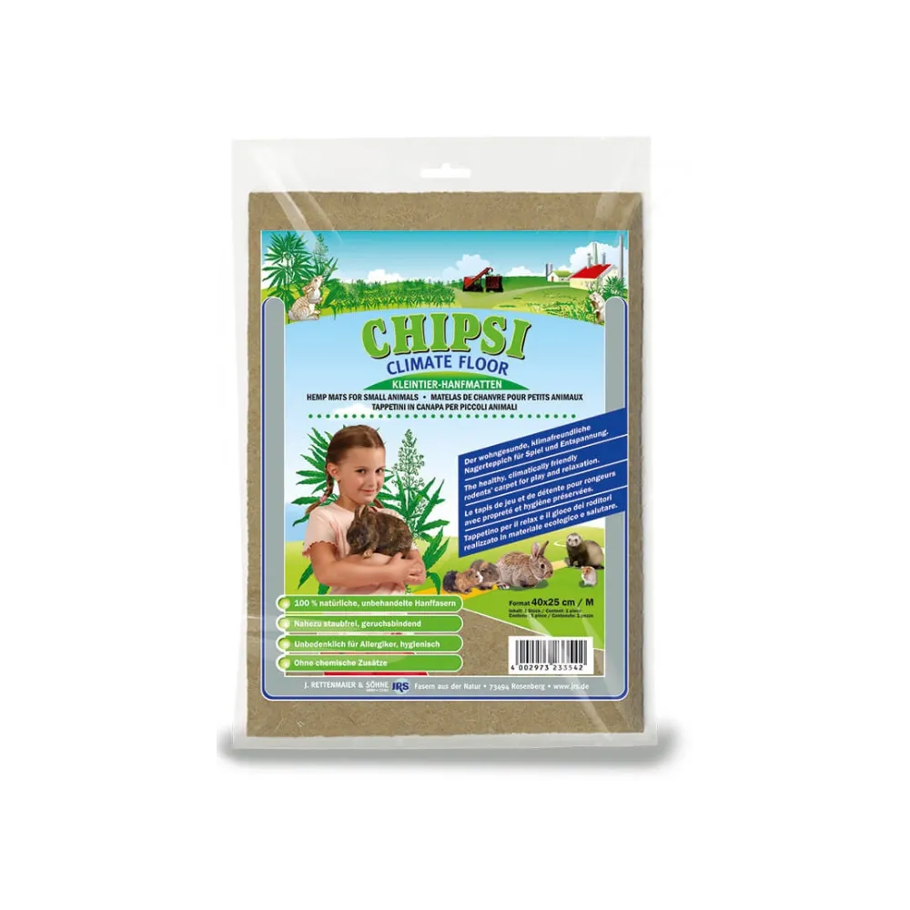 Chipsi Climate Floor – Mata Konopna dla Gryzoni i Ptaków 40x25 cm