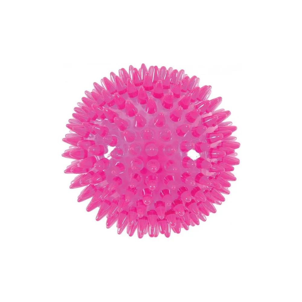 Zolux TPR POP – Trwała Piłka z Kolcami dla Psa 13 cm (Różowa)