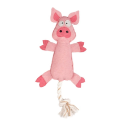 Świnka Pia – Wytrzymała Zabawka dla Psa z Piszczałką 50 cm