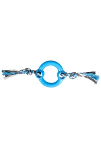 Duvo+ Ringo Guma z Sznurami – Wytrzymała Zabawka dla Psa 30 cm (Niebieska)