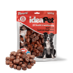 Sushi z wołowiną i dorszem – naturalny przysmak dla psa