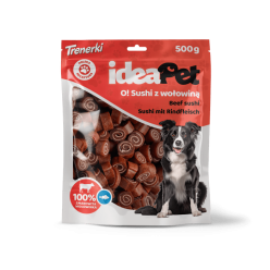 Sushi z wołowiną i dorszem – naturalny przysmak dla psa