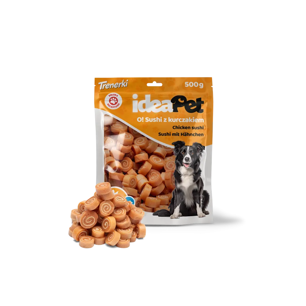 Sushi z kurczakiem i dorszem – naturalny przysmak dla psa