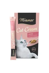 MIAMOR Cat Snack – Pasta z łososiem i wapniem dla kota (6x15g)
