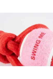 Coockoo SWING ME – Piłka tenisowa na sznurku dla psa do aportowania