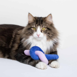Coockoo Knotty Noodle – Pluszowa zabawka dla kota, kolor wysyłamy losowo