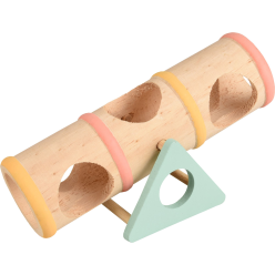 FLAMINGO HUŚTAWKA TUNEL DLA CHOMIKA DREW. 7x16cm