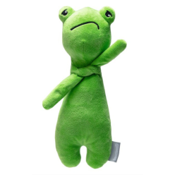 Beeztees Pluszowa Zabawka dla Psa Grumpy Froggy – Zielona, 30 cm