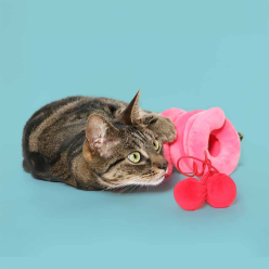 Coockoo Twister Różowy 36 cm – Spiralna Zabawka dla Kota z Dzwoneczkiem