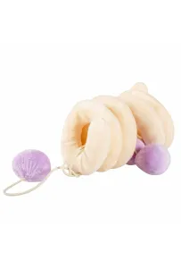 Coockoo Twister Beżowy 36 cm – Spiralna Zabawka dla Kota z Dzwoneczkiem