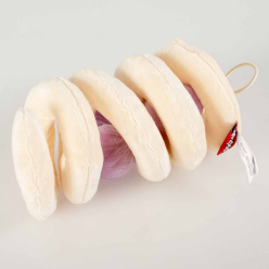 Coockoo Twister Beżowy 36 cm – Spiralna Zabawka dla Kota z Dzwoneczkiem