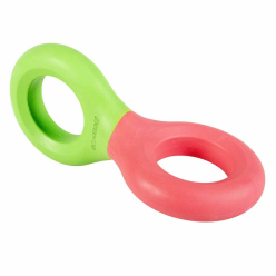 Coockoo Doodle Zielono-Różowa – Wytrzymała Gumowa Zabawka dla Psa 23 cm