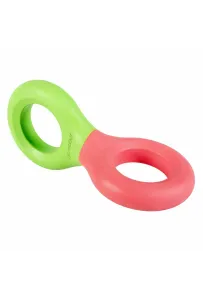 Coockoo Doodle Zielono-Różowa – Wytrzymała Gumowa Zabawka dla Psa 23 cm