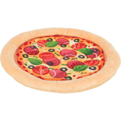 Szeleszcząca Pizza dla Psa TRIXIE – Pluszowa Zabawka z Piszczałką 26 cm