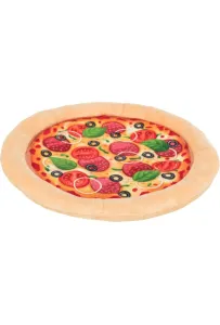 Szeleszcząca Pizza dla Psa TRIXIE – Pluszowa Zabawka z Piszczałką 26 cm