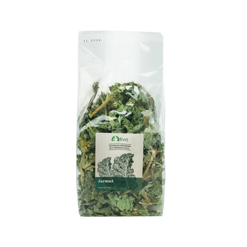 Tivo Jarmuż 70g – Superfood Wspierające Zdrowie Gryzoni i Królików