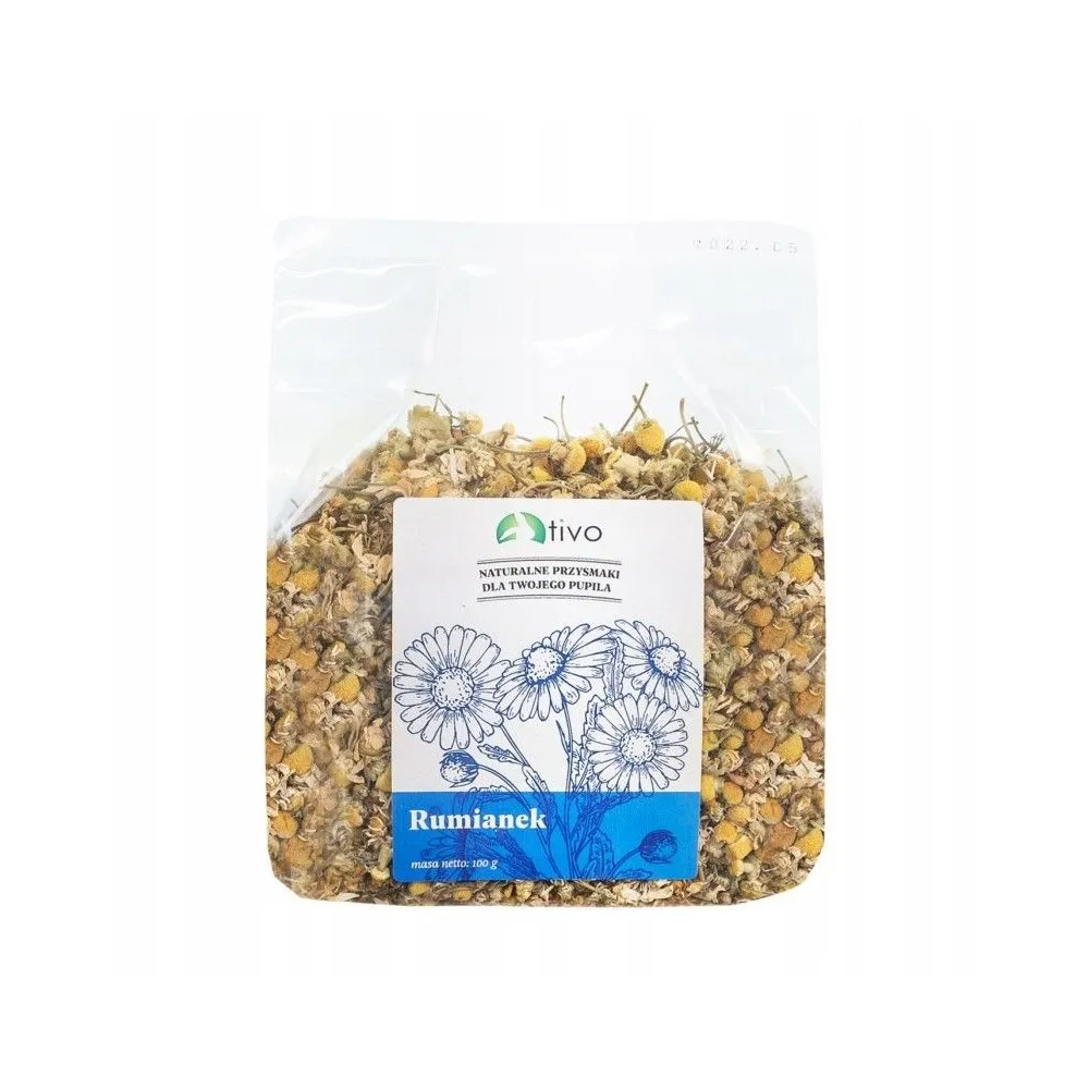 Tivo Rumianek 100g – Naturalne Zioło dla Zdrowia Gryzoni i Królików
