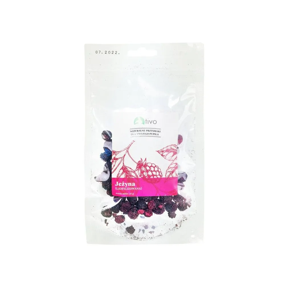 Tivo Jeżyna Liofilizowana 20g – Naturalna Przekąska dla Gryzoni i Królików