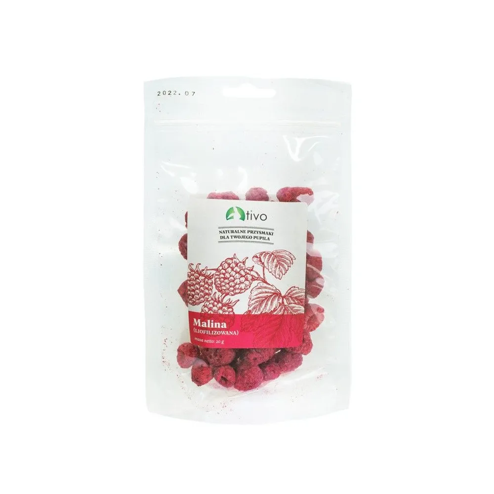 Tivo Malina Liofilizowana 20g – Naturalna Przekąska dla Gryzoni i Królików