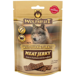 Wolfsblut Dog Meat Jerky Wild Duck & Turkey 80G