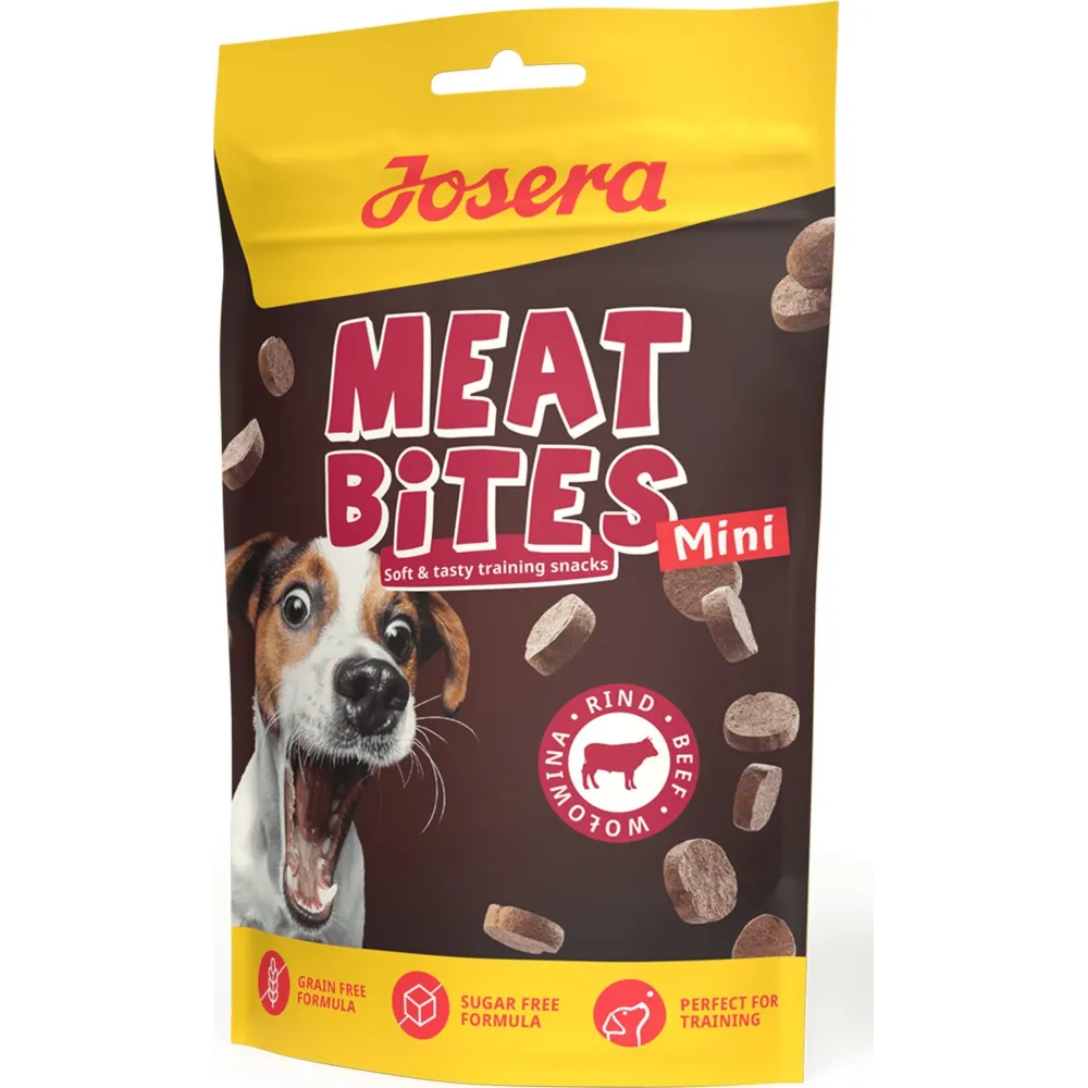 Josera Meat Bites Mini Beef 70g – Miękka przekąska treningowa dla psa
