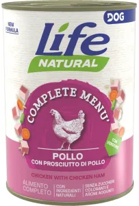 Life Dog Pusz.400G Chicken + Ham /24