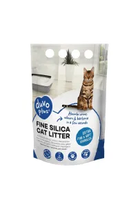 Duvo+ Fine Silica 5L – Drobny, Bezzapachowy Żwirek Silikonowy dla Kotów
