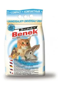 Super Benek Compact Uniwersalny 5L – Bezzapachowy Żwirek Bentonitowy