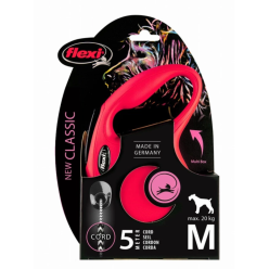 Flexi New Classic Linka M 5M/20Kg – Automatyczna Smycz dla Psów