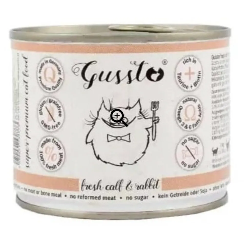 Gussto Fresh Lamb 200g – Monobiałkowa Karma z Jagnięciną dla Kota